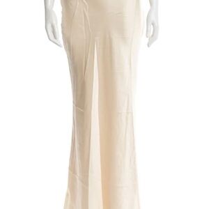 Chic Cream Maxi Skirt for Women
